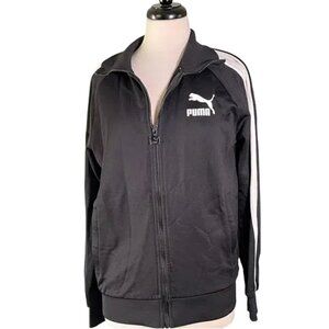 Puma Black and White Zip-Up Jacket